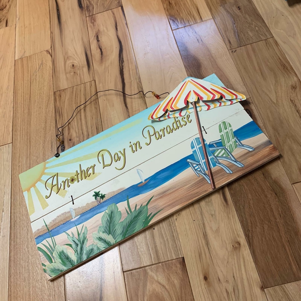 Beach sign